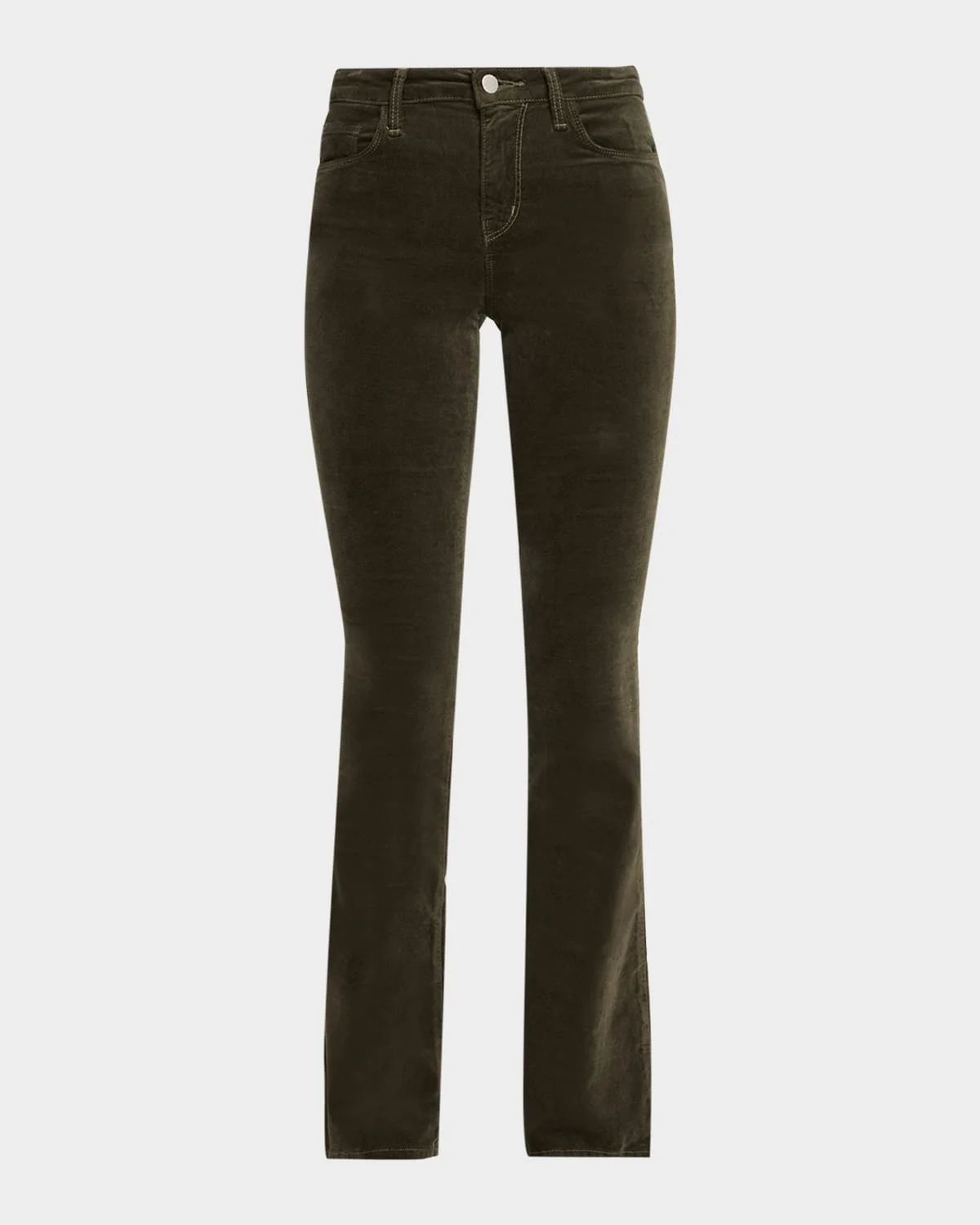 Stevie High-Rise Straight Jeans - 1