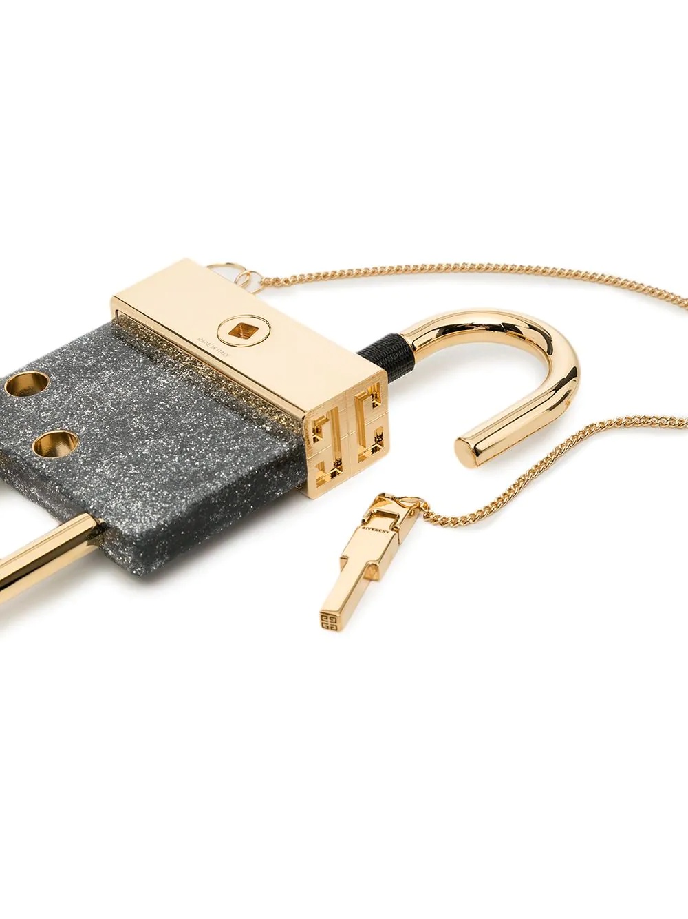 two-tone brass padlock - 2