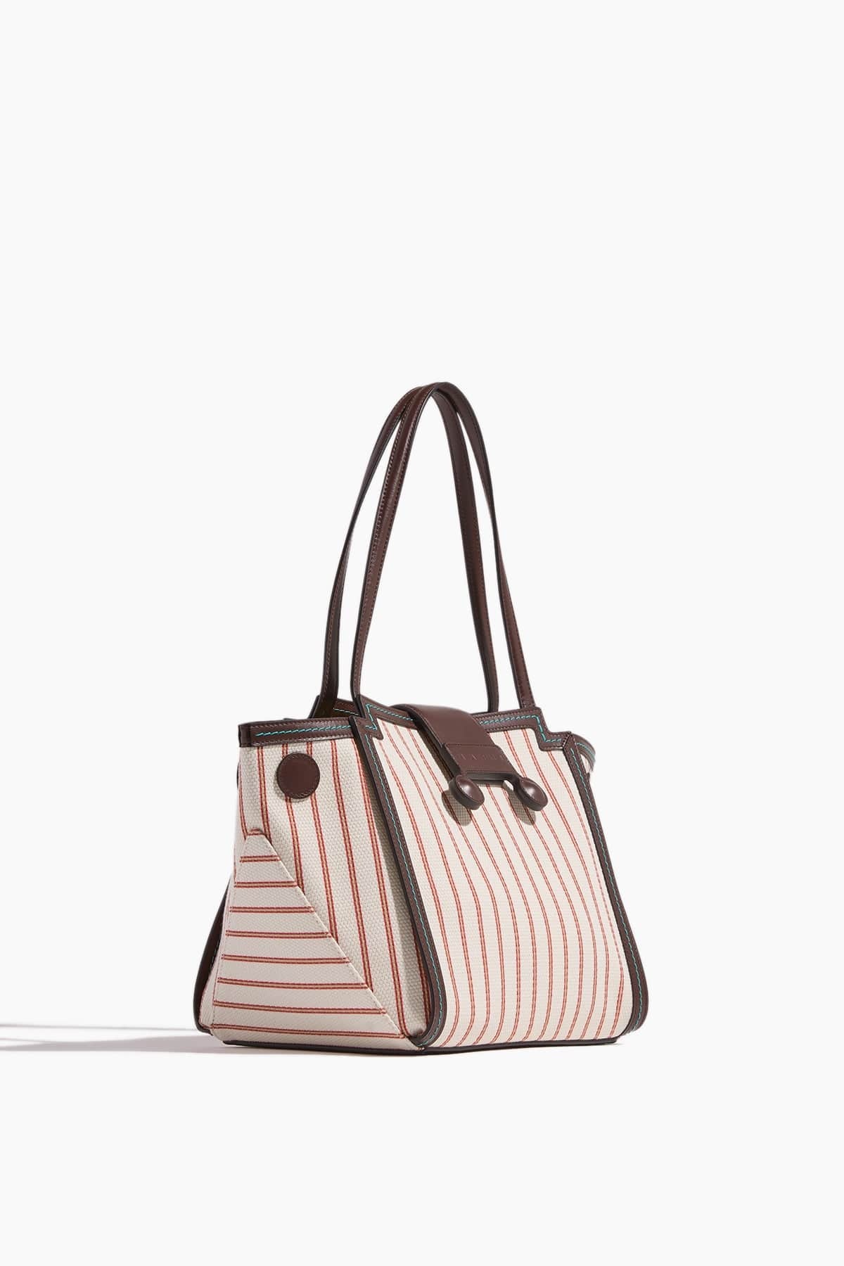 Mini Riviera Bag in Hot Red/Lily White - 3
