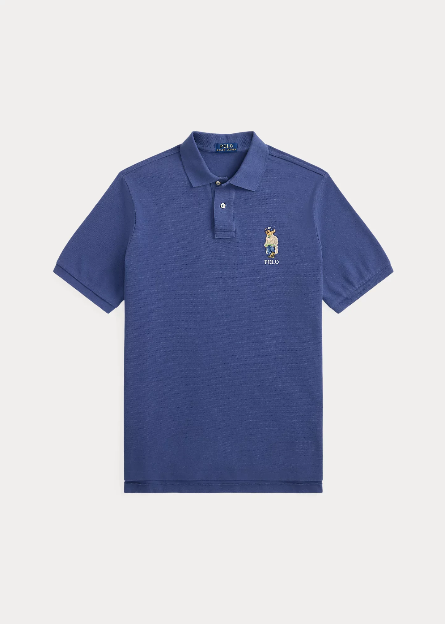 Classic Fit Polo Bear Mesh Polo Shirt - 1