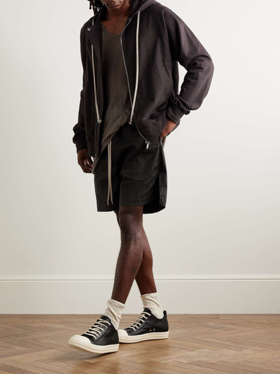 Rick Owens Straight-Leg Stretch-Cotton Poplin Drawstring Shorts outlook