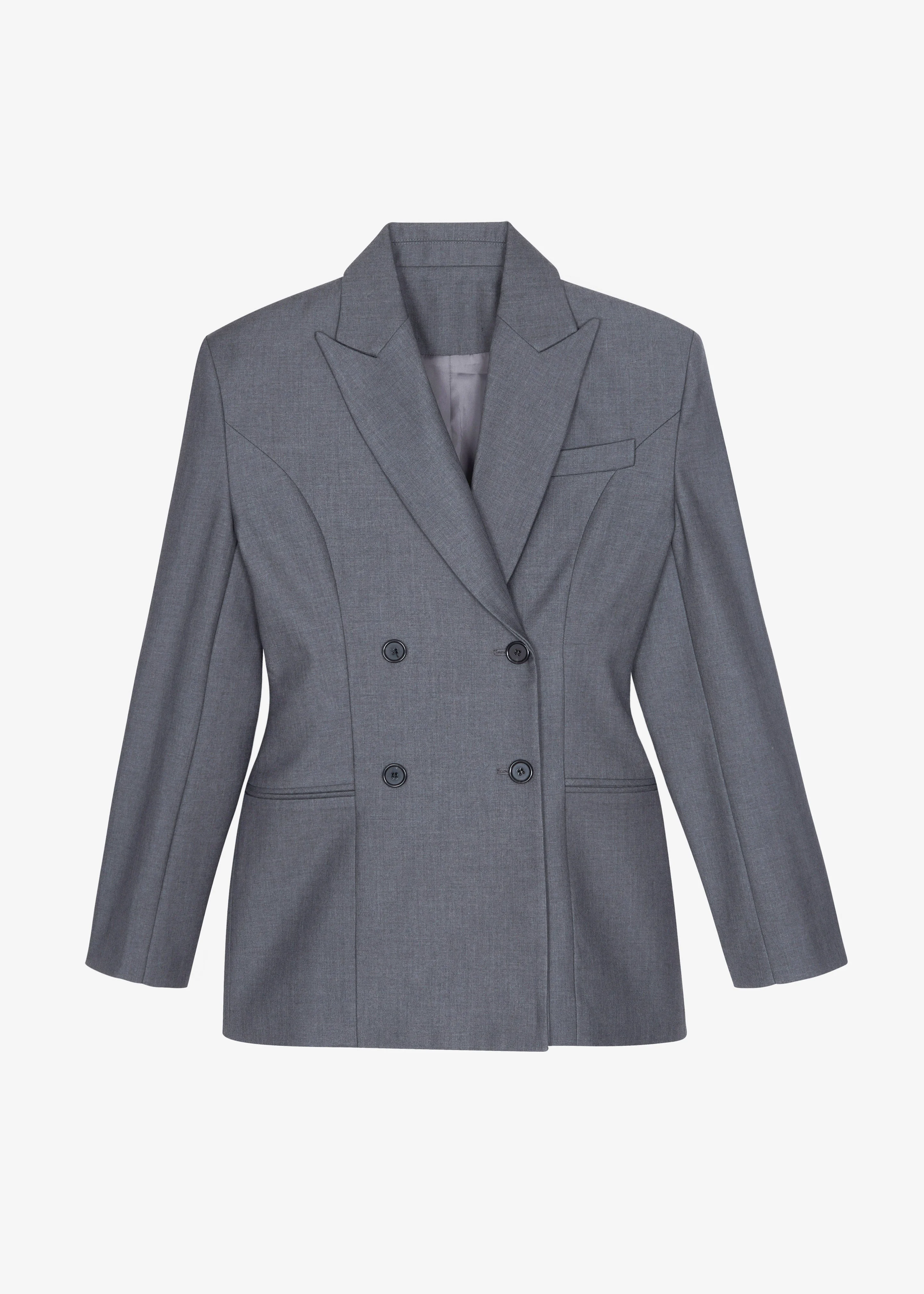 Dulverton Hourglass Blazer - Grey - 1