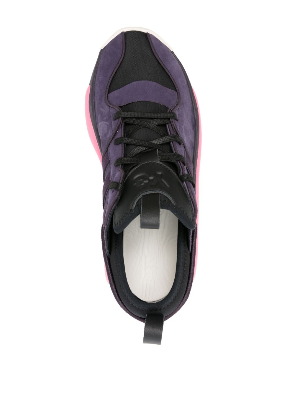 Rivalry sude-panelled sneakers - 4