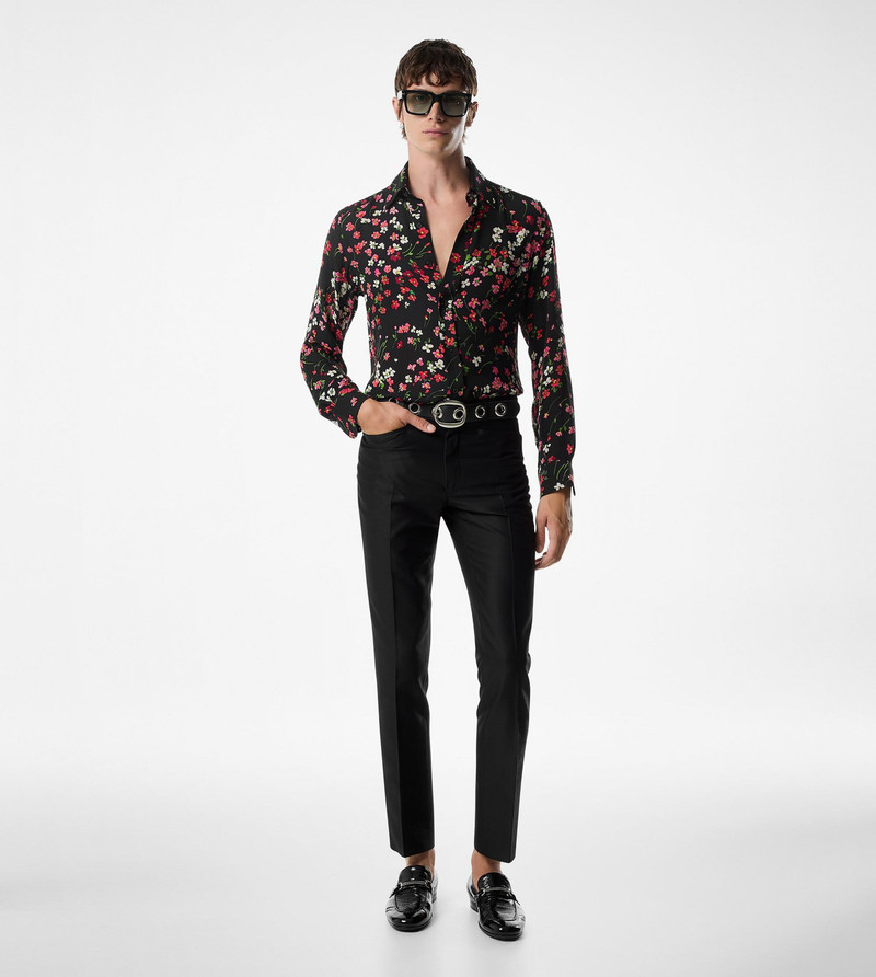 TOM FORD PRINTED DAISY SLIM FIT SHIRT outlook