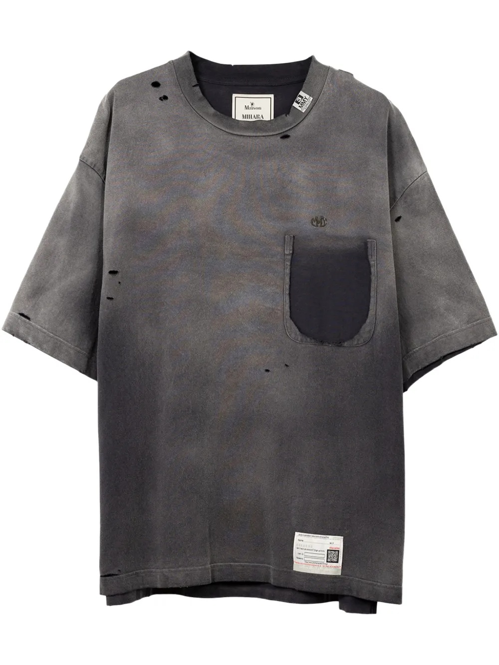 MAISON MIHARA YASUHIRO - Men Sun Faded Tee - 5