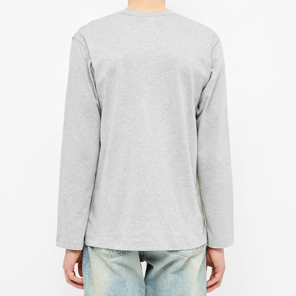 Comme des Garcons SHIRT Long Sleeve Block Stripe Tee - 4