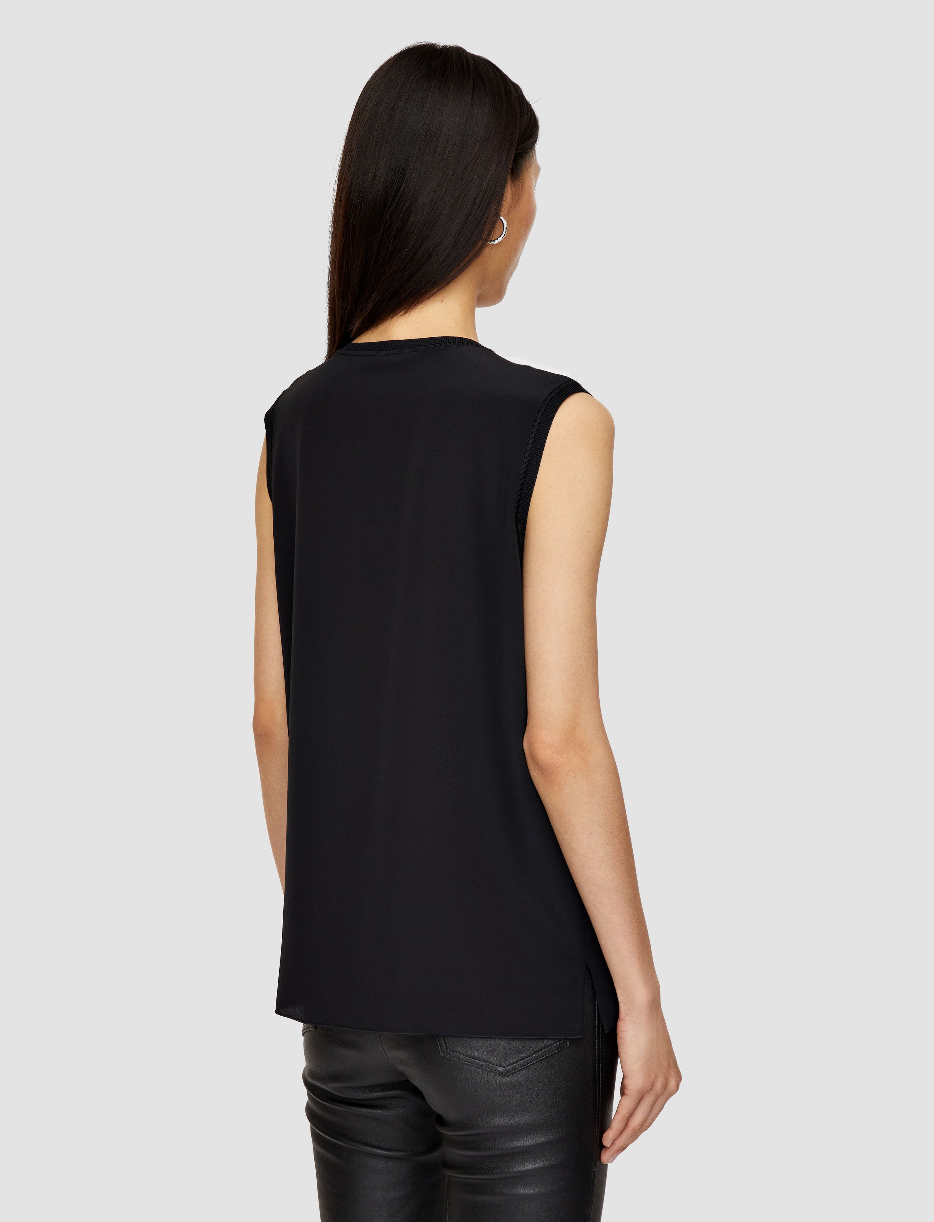 Silk Crepe de Soie Bley Blouse - 4