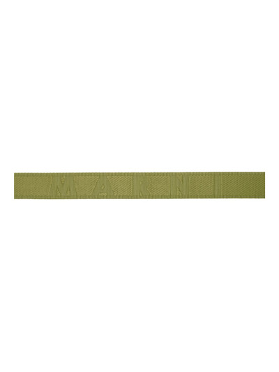Marni Green Logo Belt outlook