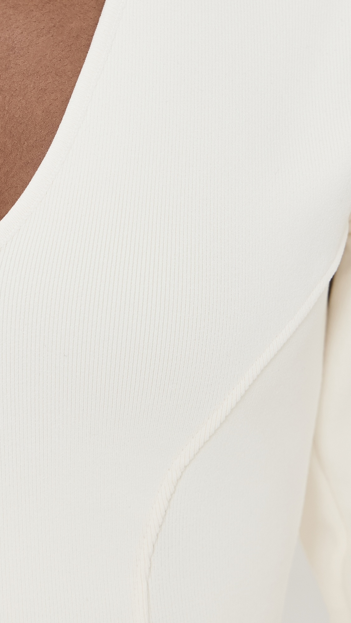 Matte V Neck Sweater - 5