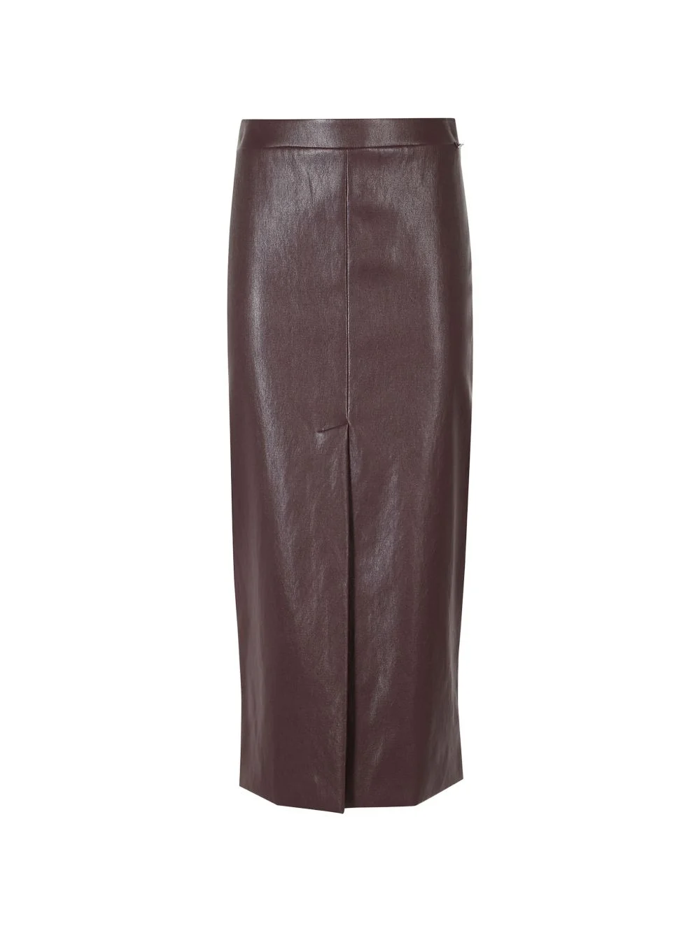 front-slit midi skirt - 1