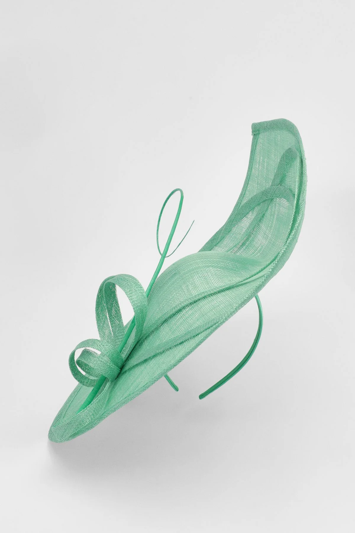 Large Teardrop Quill Detail Fascinator - 1