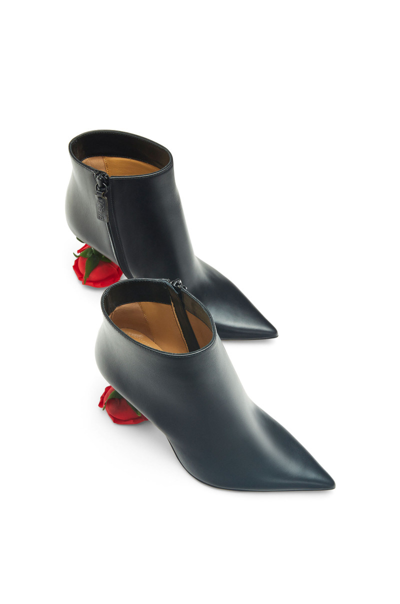 Rose heel boot in calfskin 3