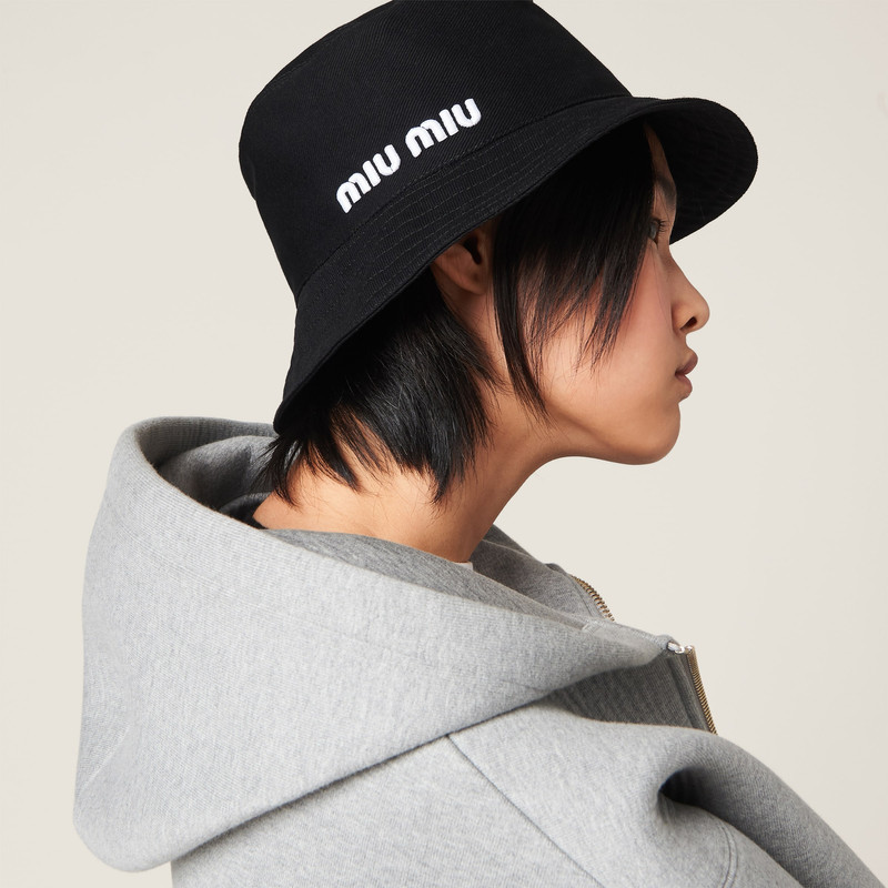 Miu Miu Drill bucket hat outlook