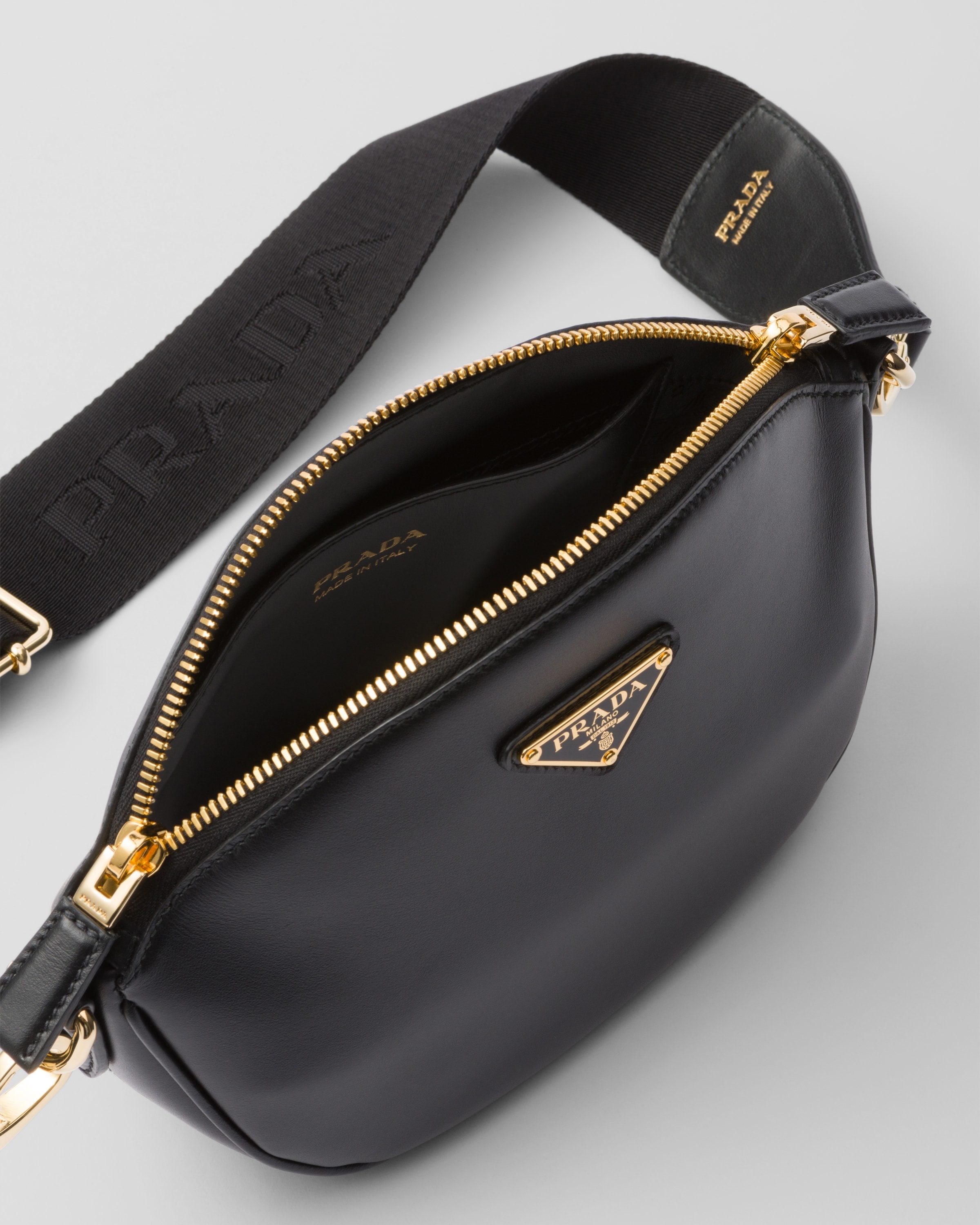 Leather mini shoulder bag - 4