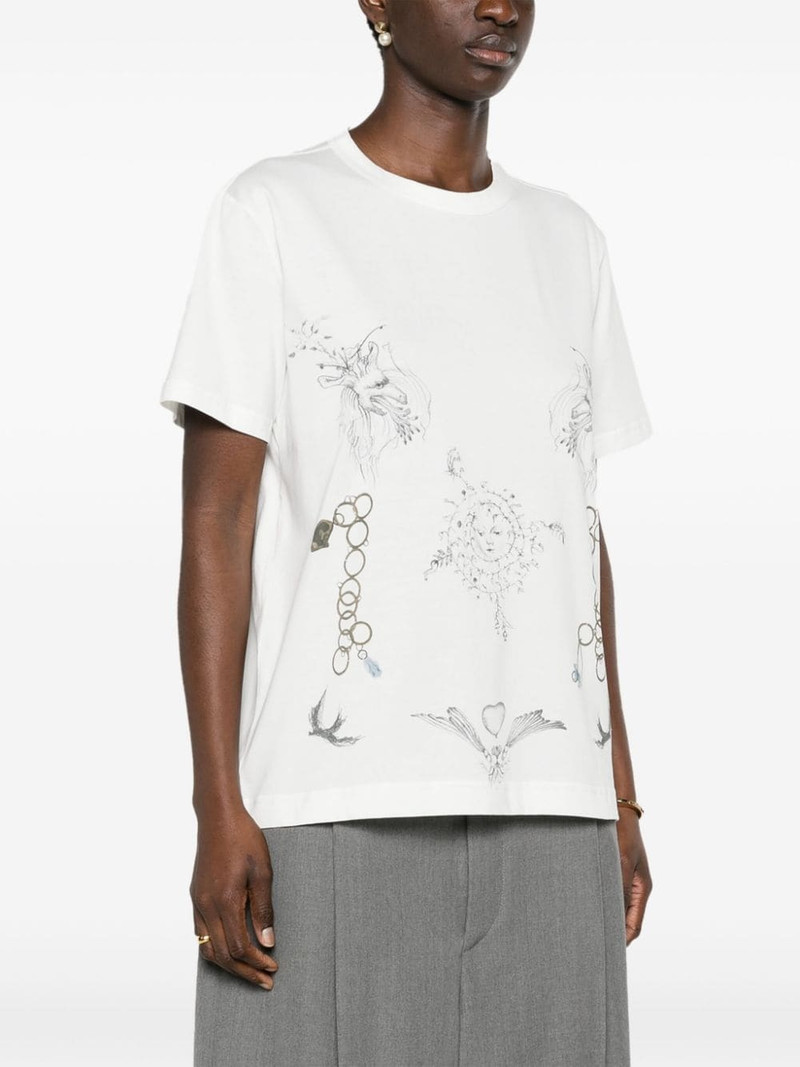 Fabula-print cotton T-shirt 3