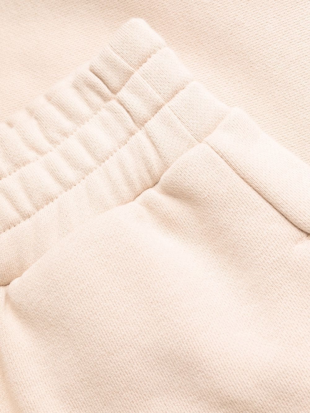 high-waisted cotton track pants - 6