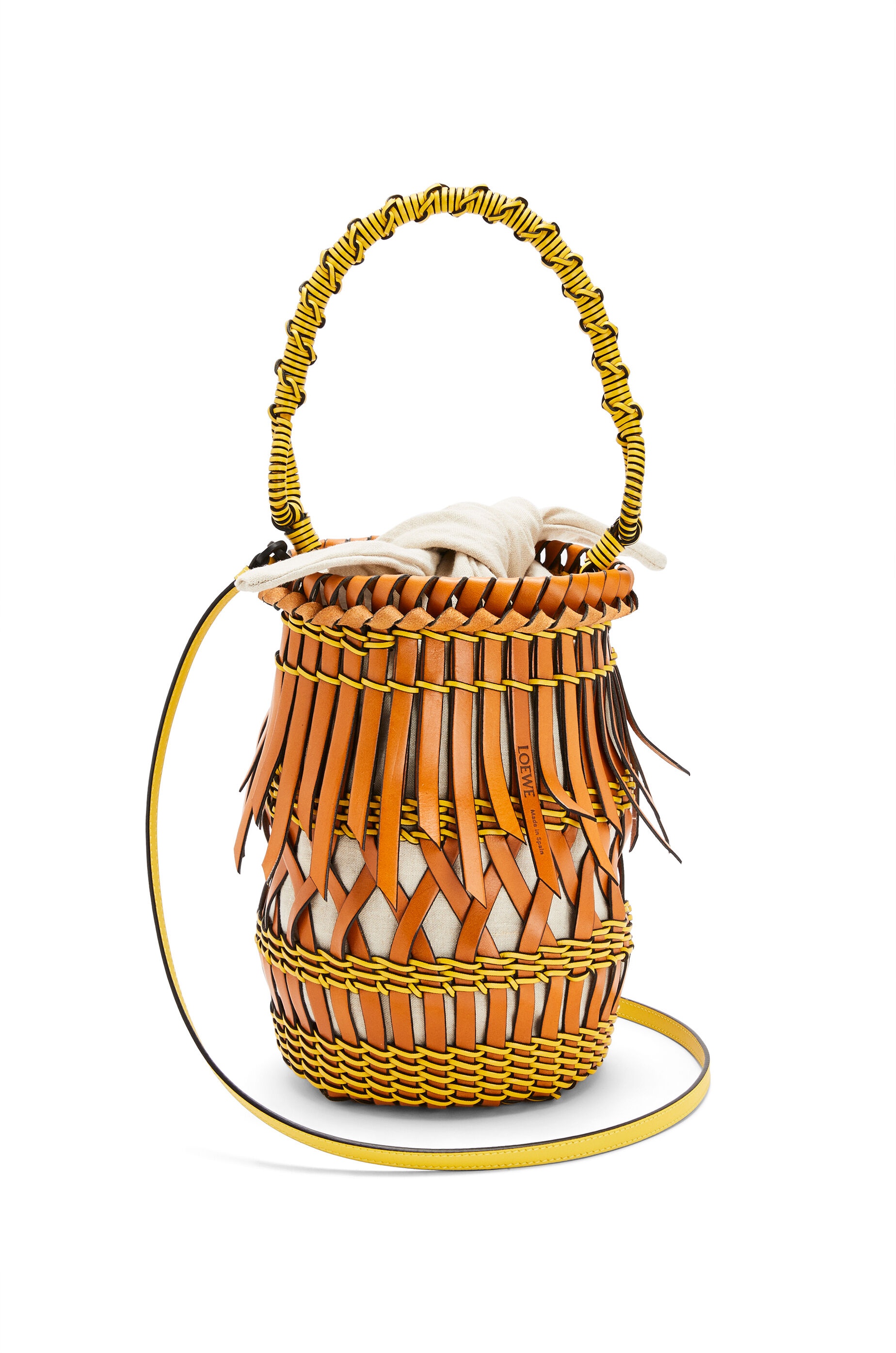 Fringes Bucket bag in calfskin - 1