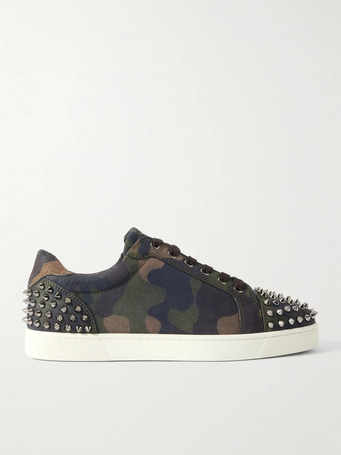 Seavaste 2 Studded Camouflage-Print Canvas Sneakers - 1