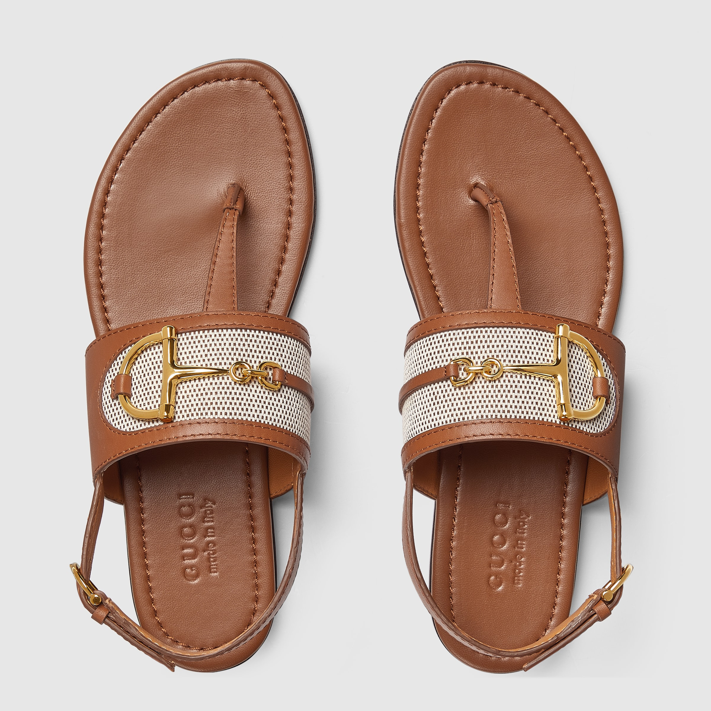 Women's thong sandal with Horsebit - 4