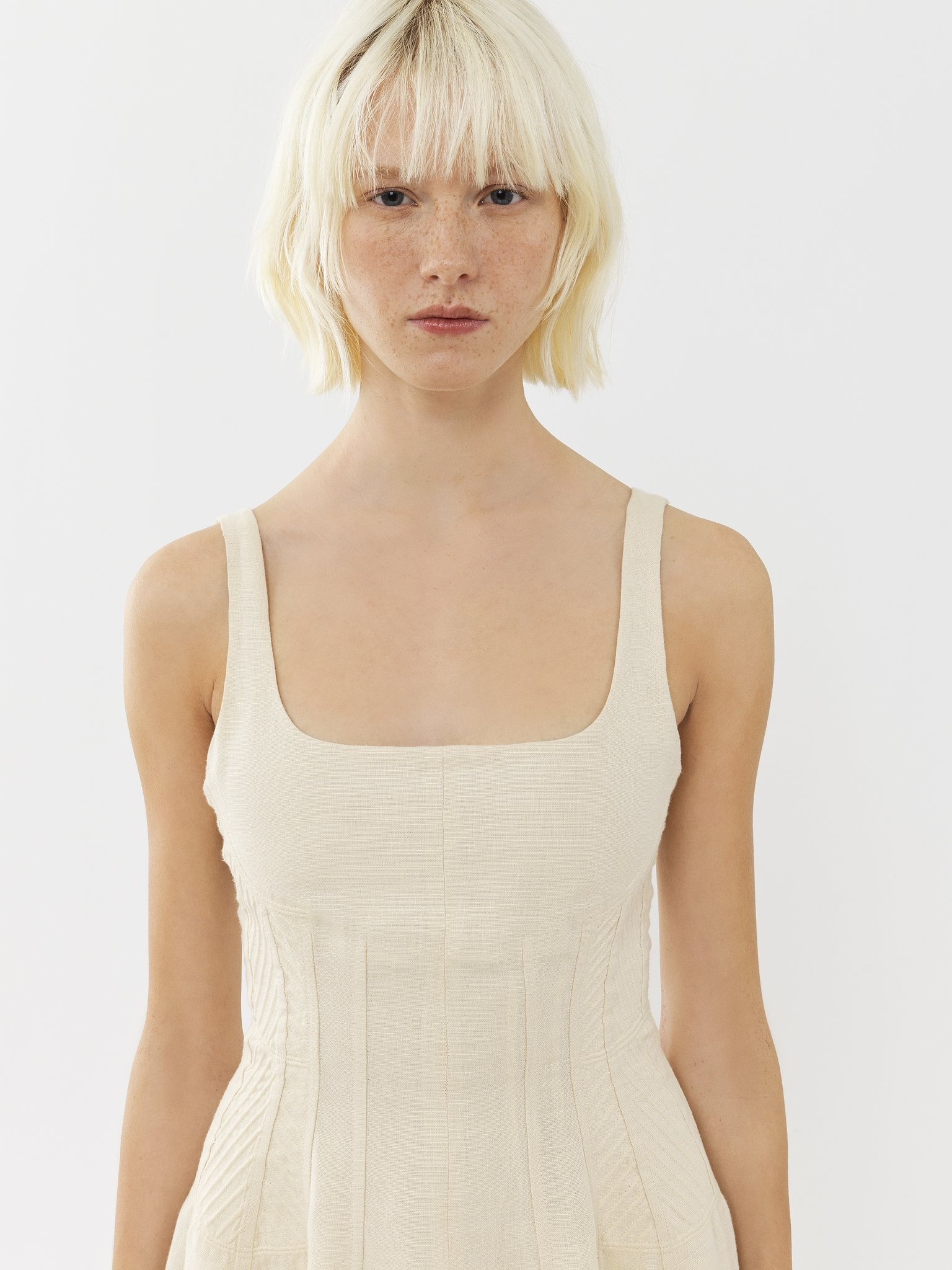 SLEEVELESS MIDI DRESS - 6