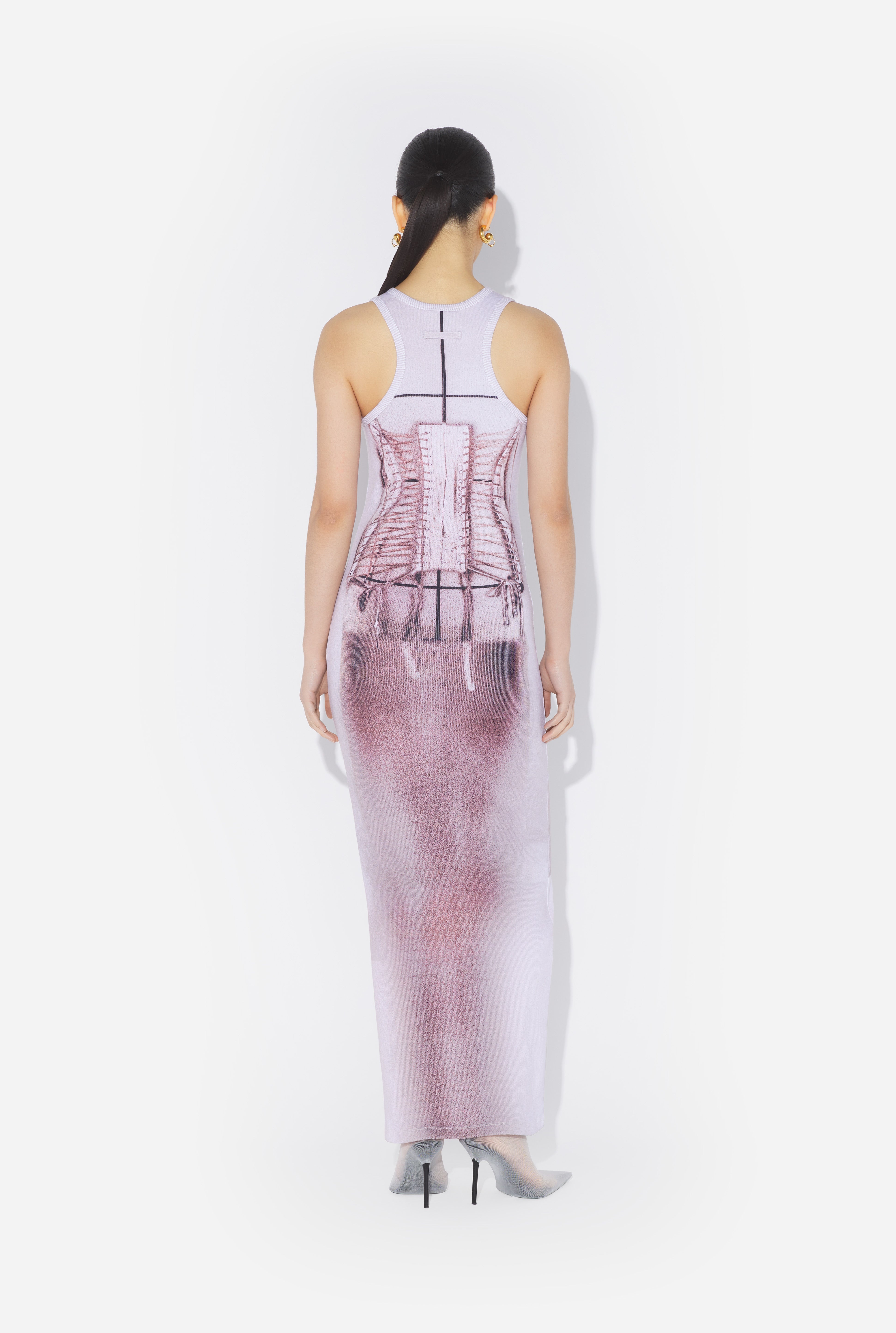 THE CORSET TROMPE-L’ŒIL KNIT DRESS - 2