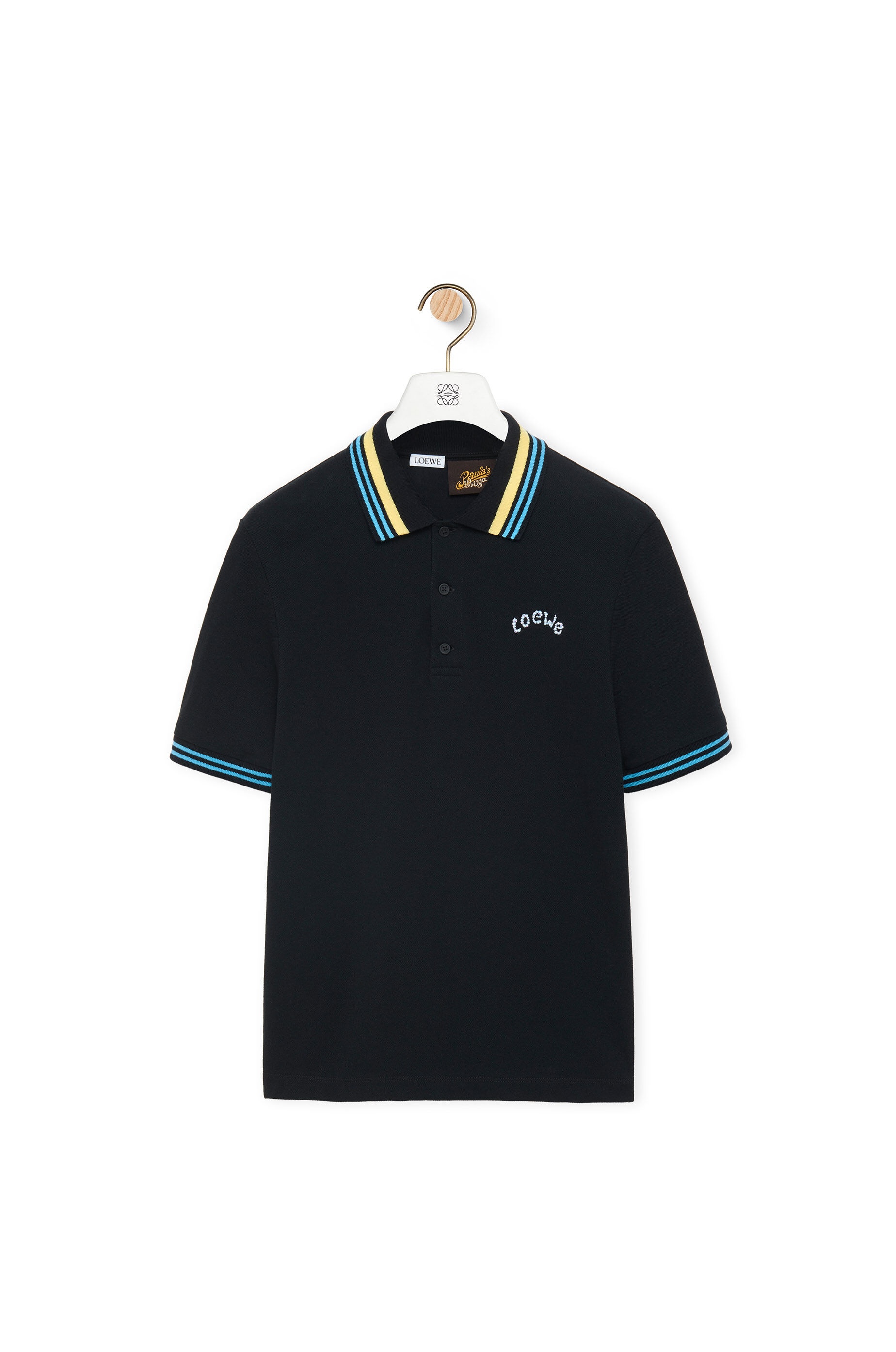 LOEWE bubble polo in cotton and linen - 1