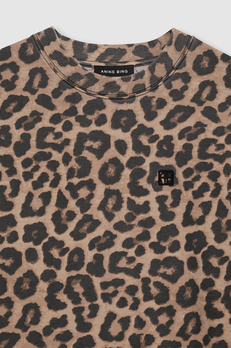 Beth Mini Dress - Black And Brown Leopard - 4
