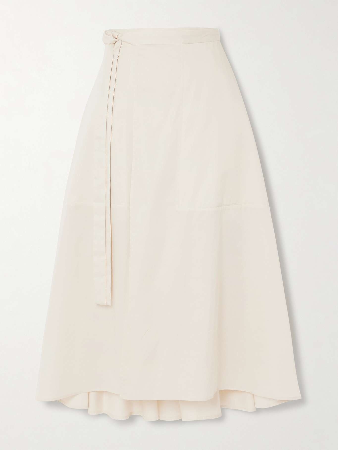 Alix cotton midi wrap skirt - 1