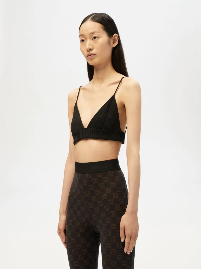 RIBBED BRA TOP - 4