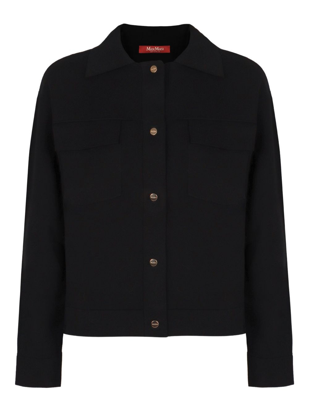 button-fastening pocket jacket - 3