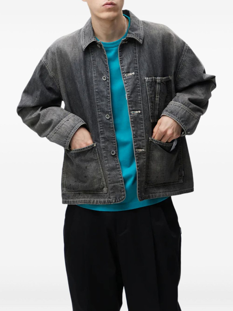 NEIGHBORHOOD double-pocket cotton denim jacket outlook