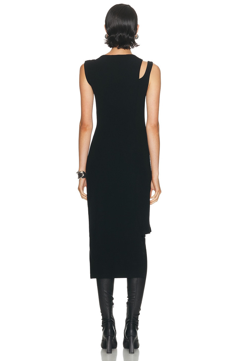 courrèges Oblique Square Rib Dress outlook