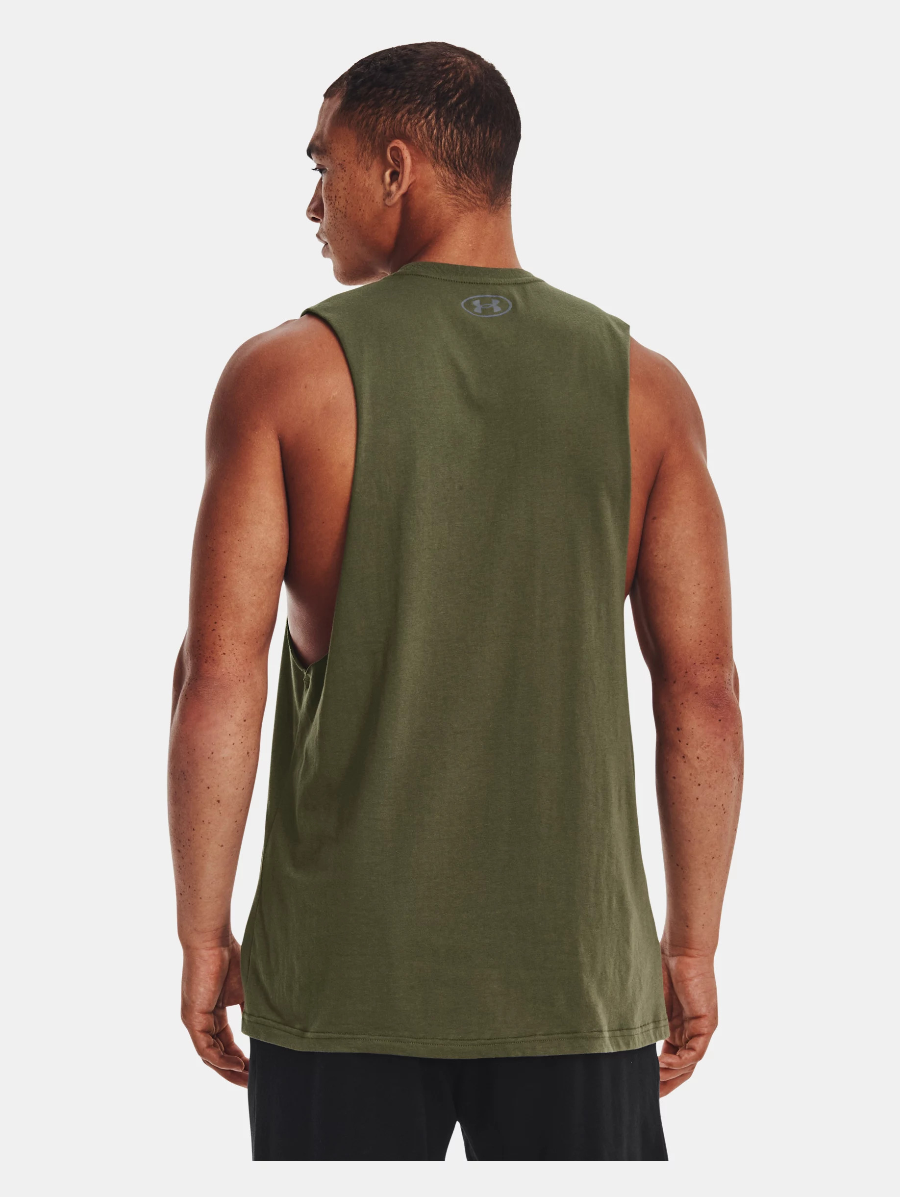 Men's UA Left Chest Cut-Off Tank - 4