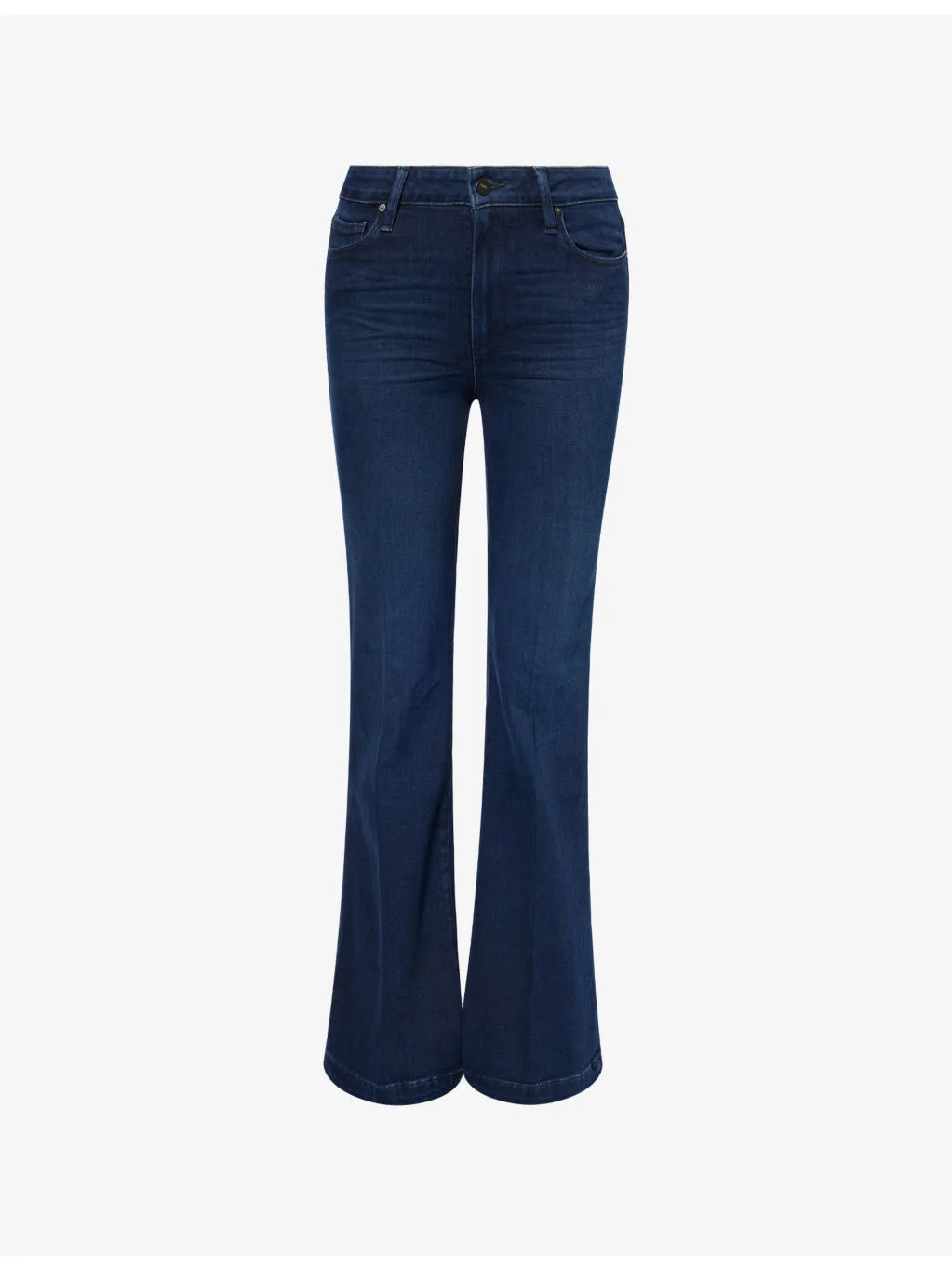 "Genevieve 32"" Flared-Leg Mid-Rise Stretch-Denim Jeans" - 1