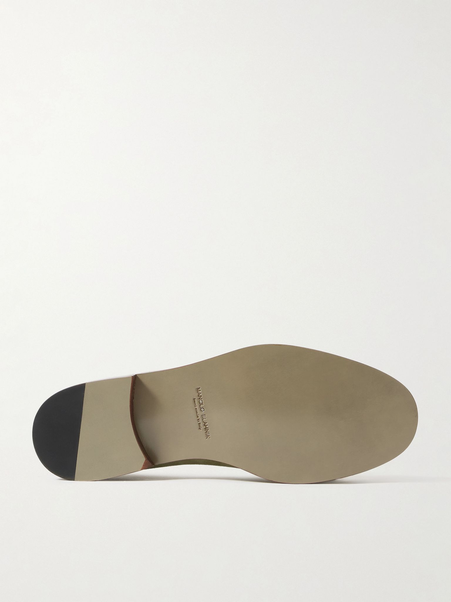 Perry Suede Penny Loafers Green - 3