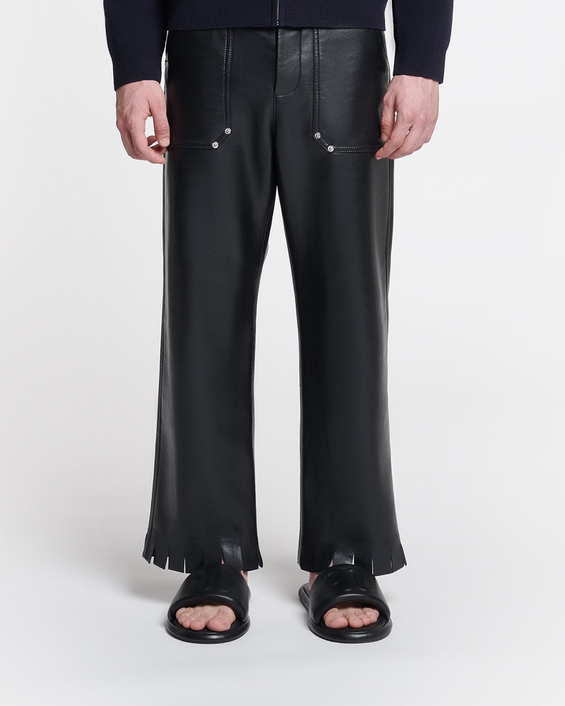Nanushka Fringed Regenerated Leather Pants outlook