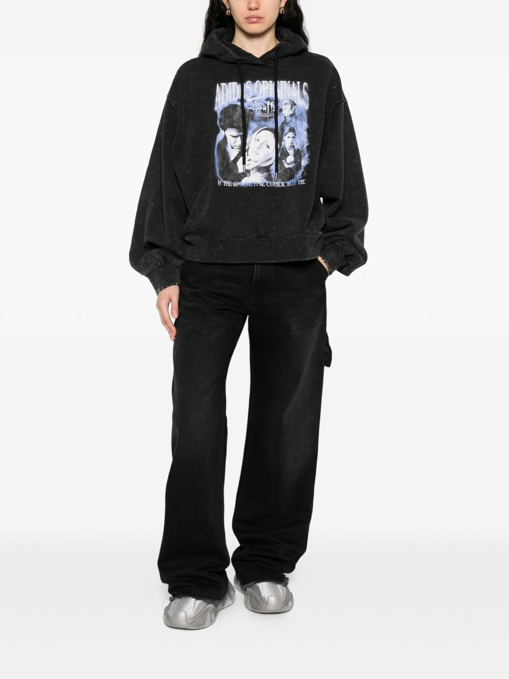 frayed pocket jeans - 2