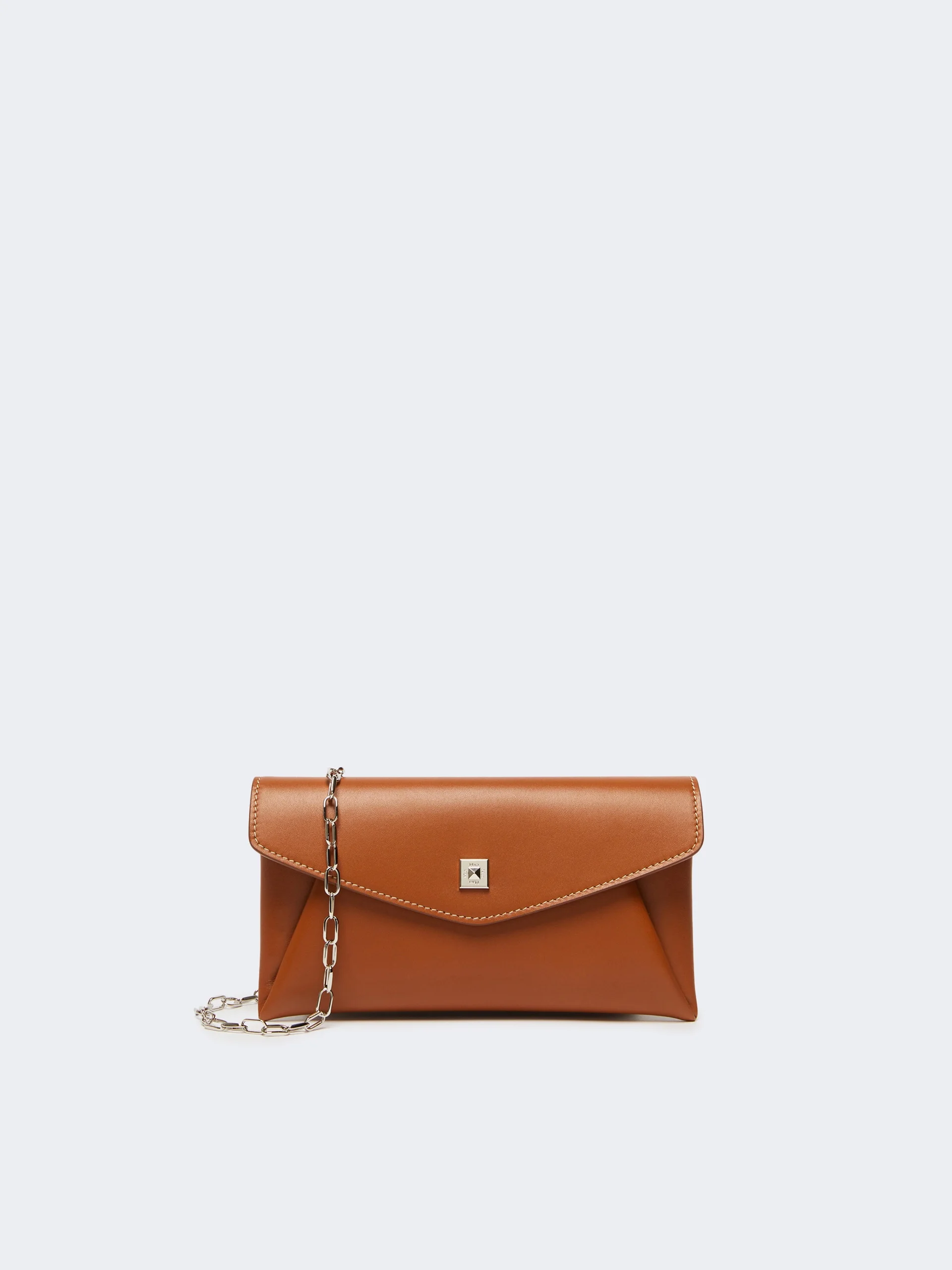 Leather envelope wallet - RUST - 1