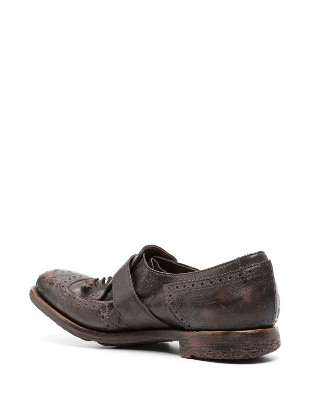 fringe-detail leather loafers - 3