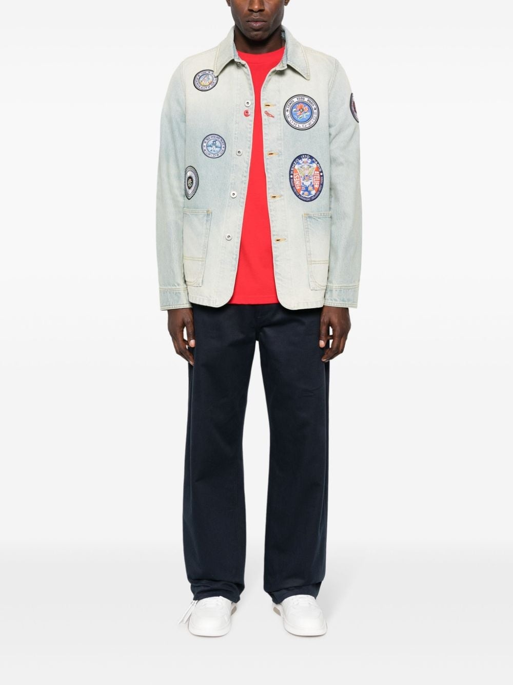 Travel badge denim jacket - 2