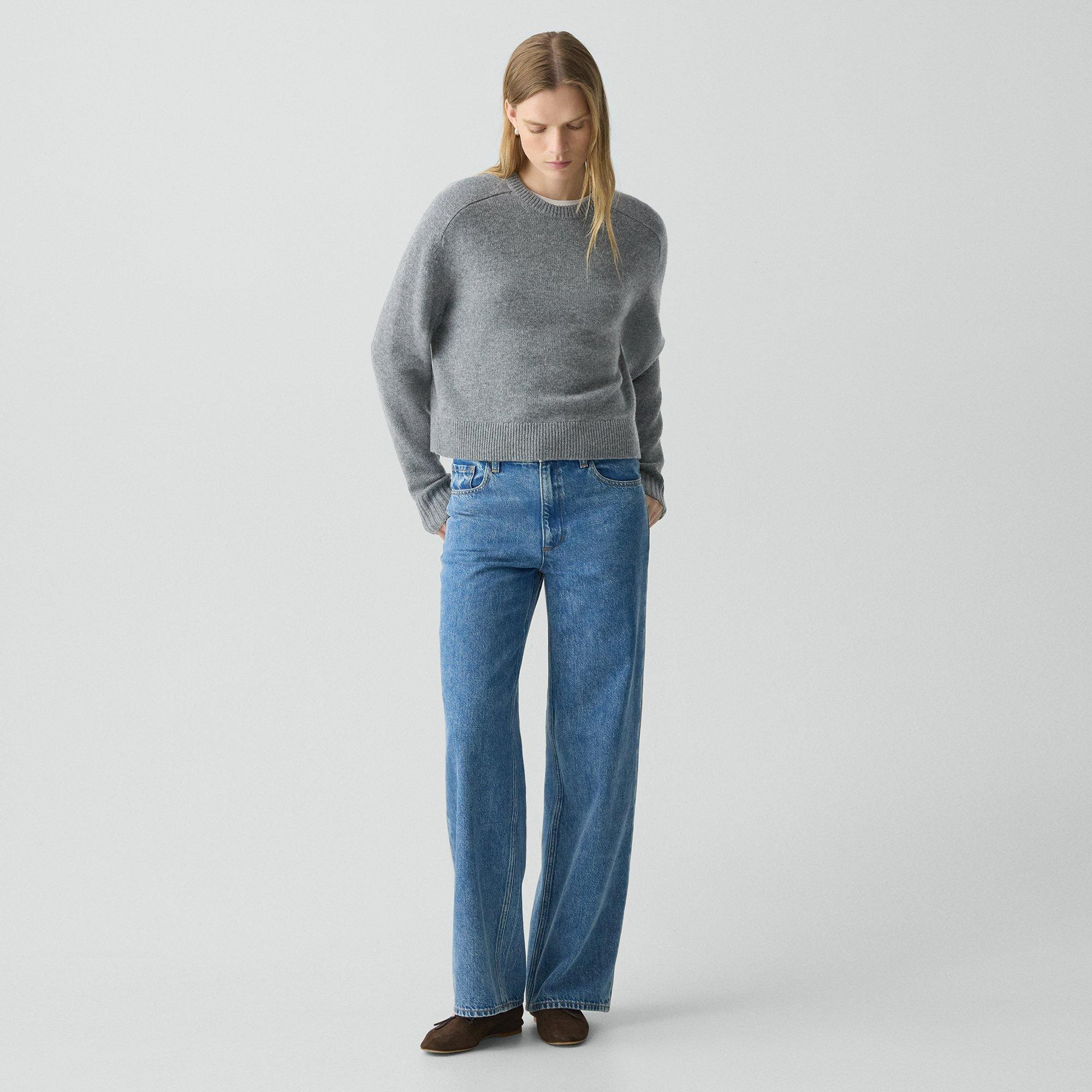 Cropped Sweater in Cashmere - 6