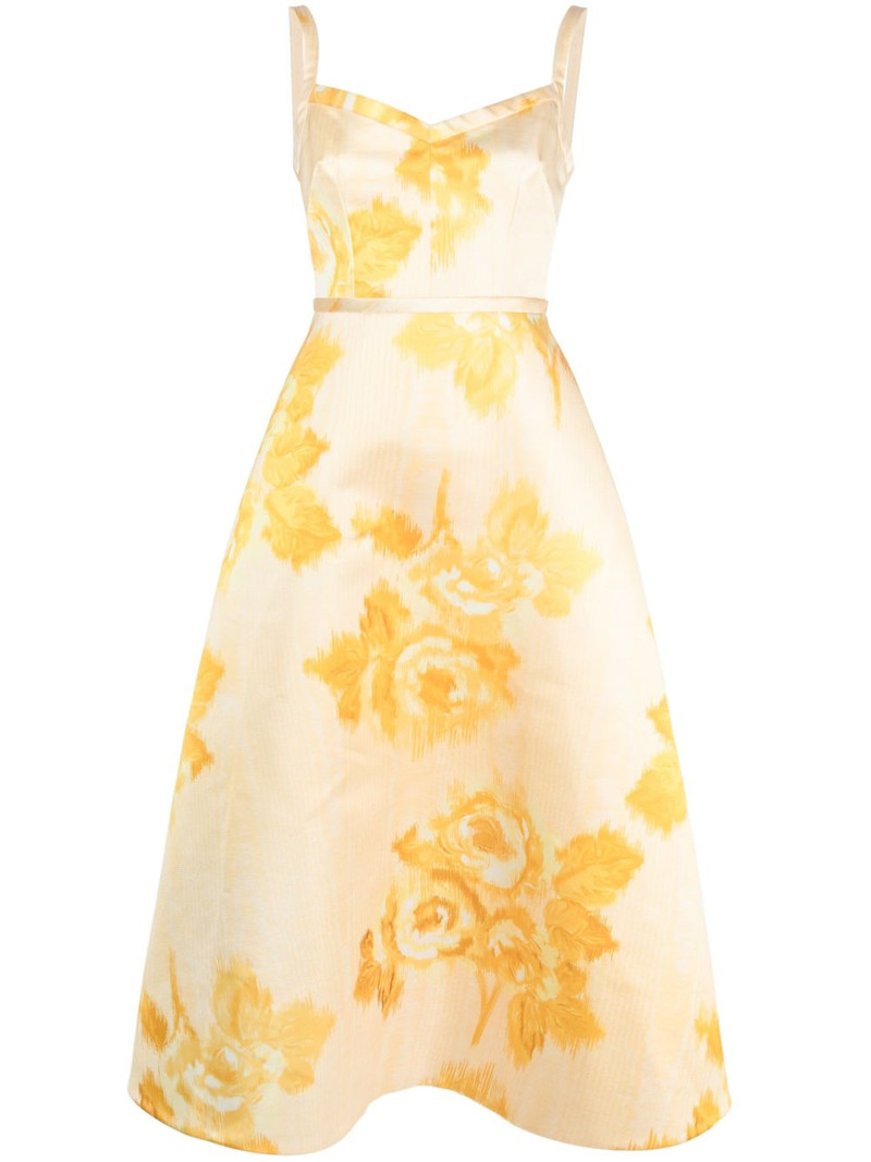 floral-print midi dress 1