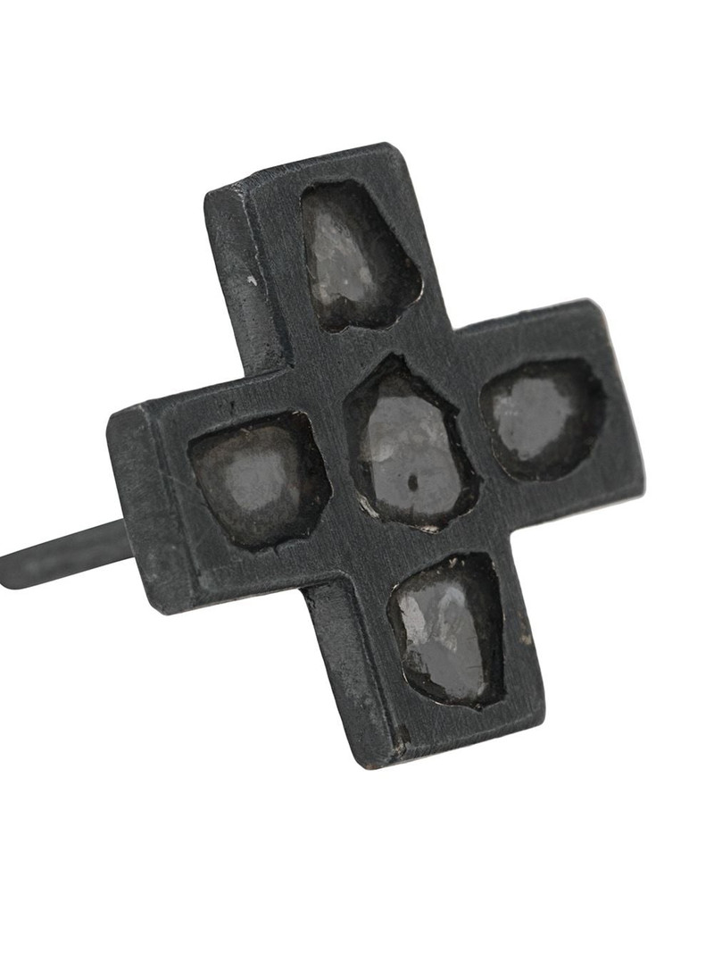 Parts of Four Plus Mega Pave 12mm earring outlook