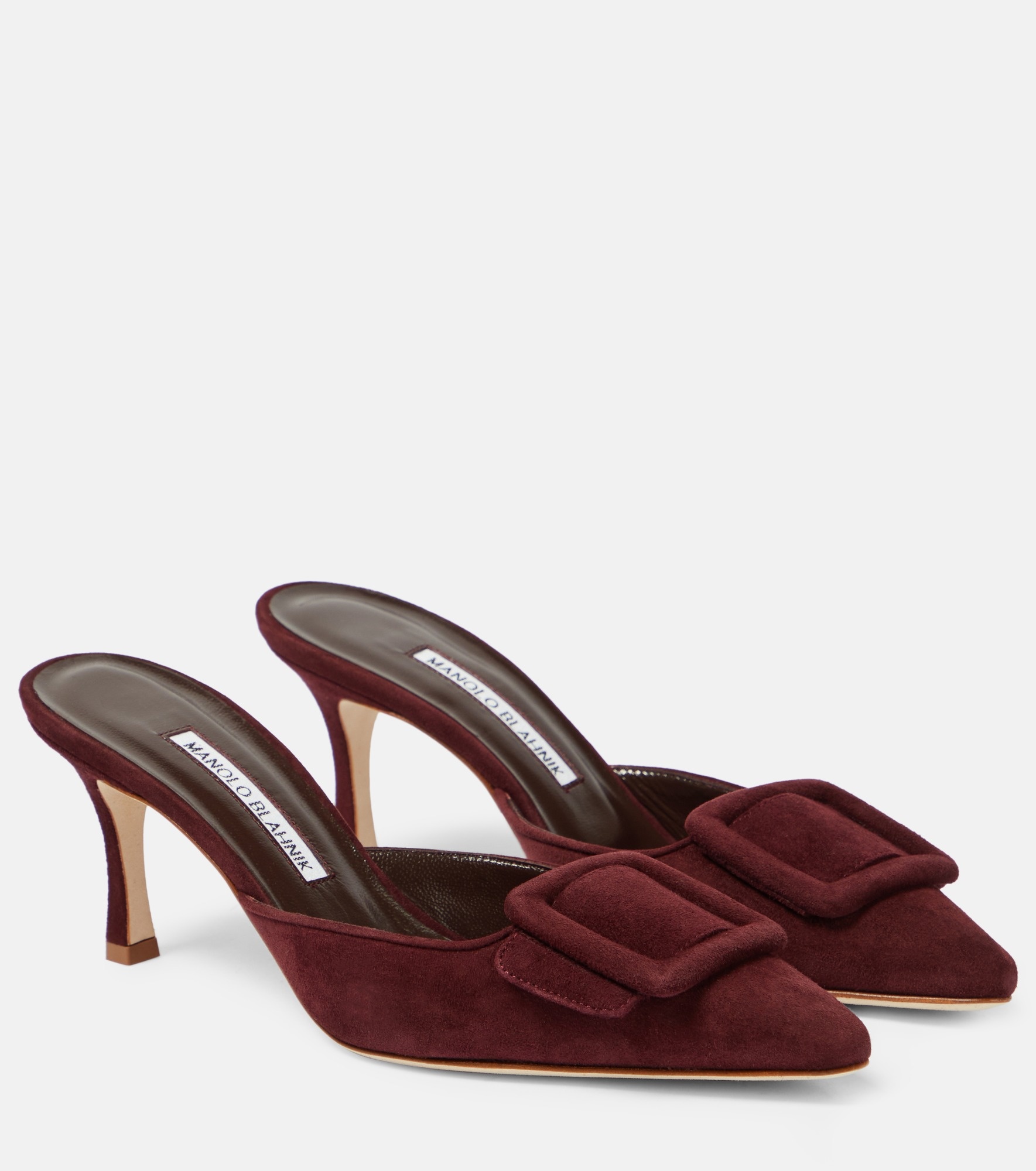 Maysale 70 suede mules - 1