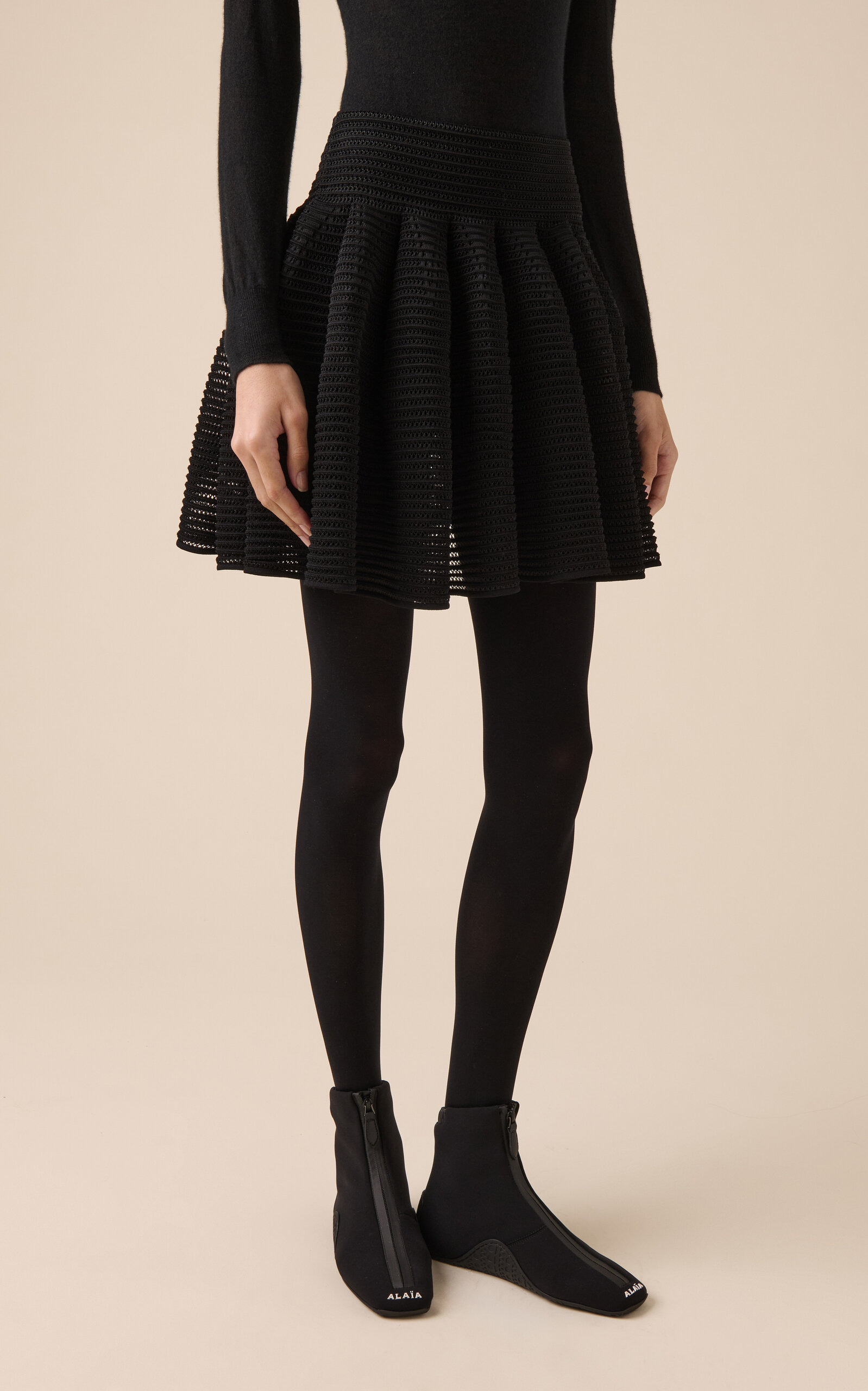 Crinoline Mini Skirt black - 3