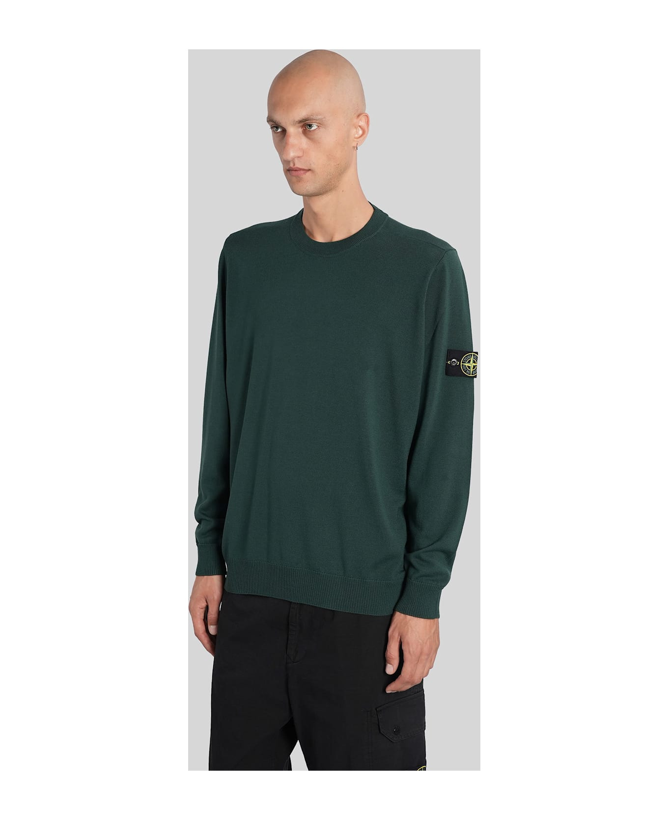 Knitwear In Green Wool - 4