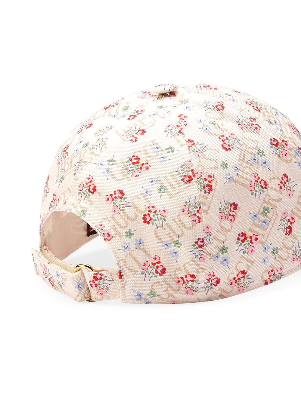 floral print cap - 2