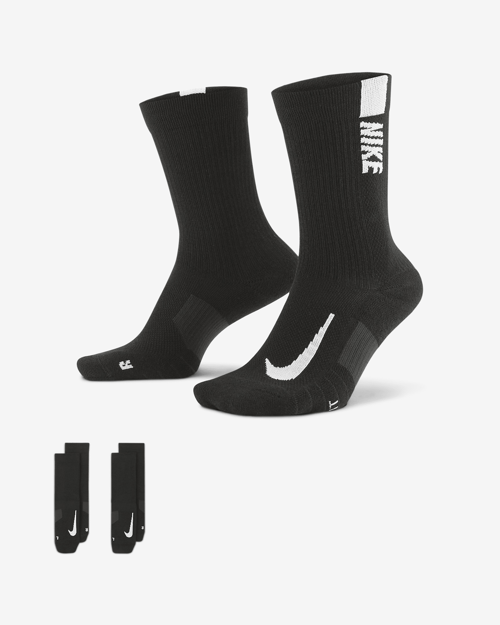 Nike Multiplier Crew Sock (2 Pairs) - 1