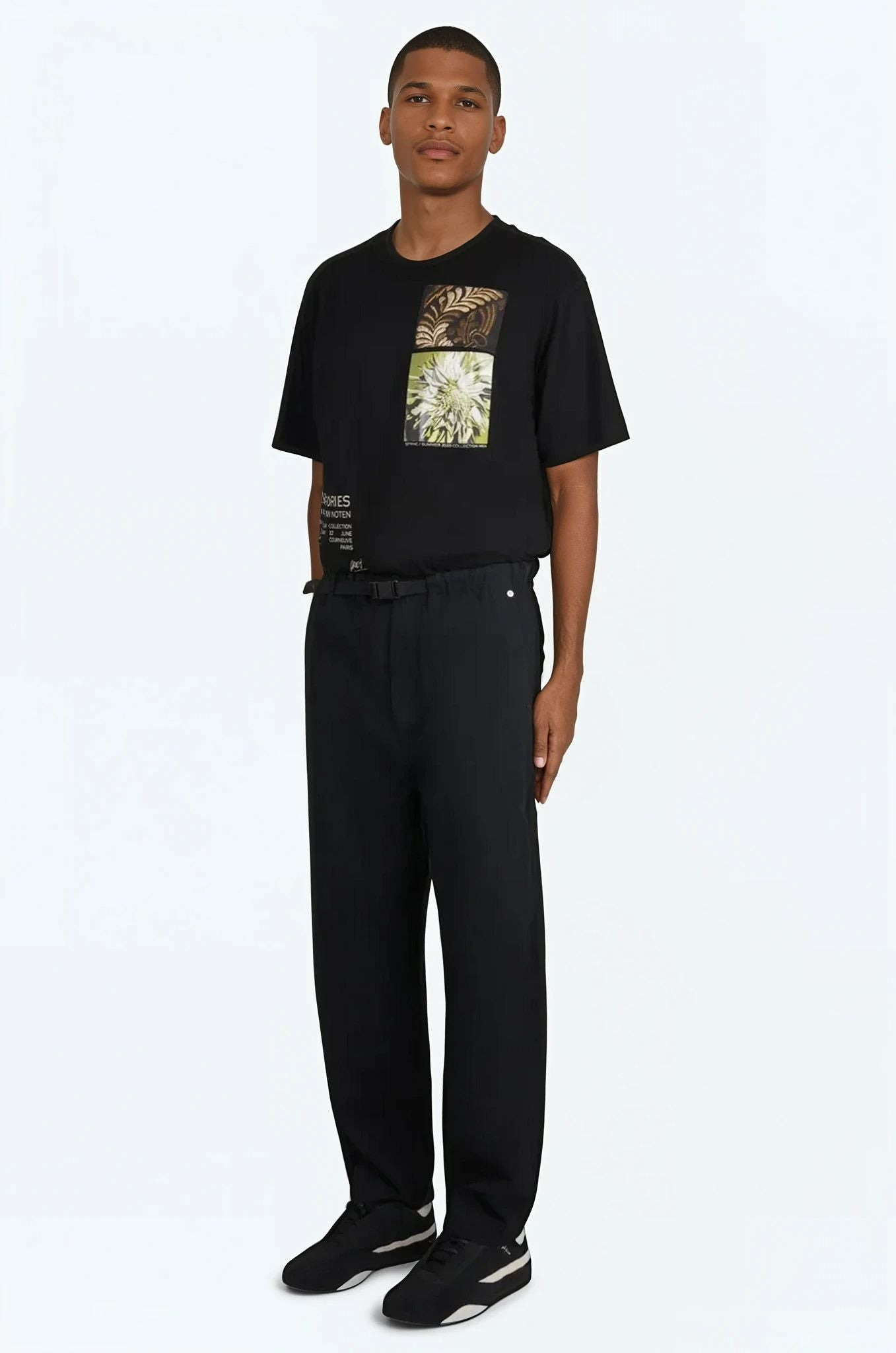 HEER PATCHWORK S/S T-SHIRT | BLACK - 3