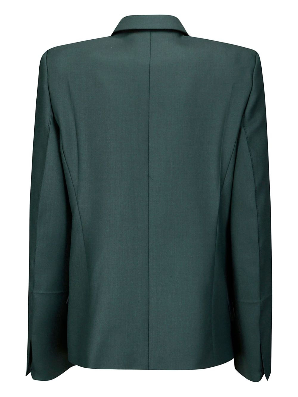 pointed-shoulder blazer - 2